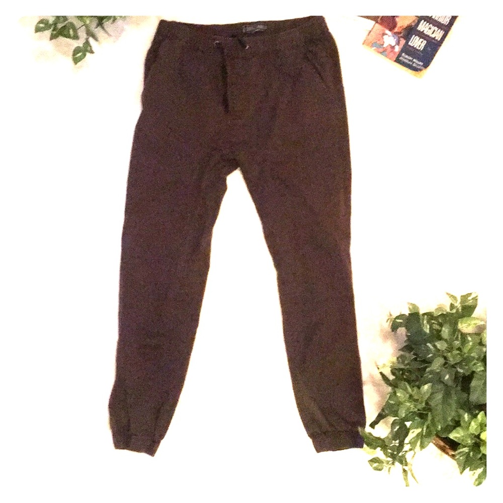 Brown Cuffed Chinos